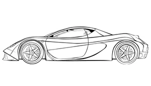 Ferrari Picture, alternative naming, avoid using Ferrari Coloring Page Coloring Page