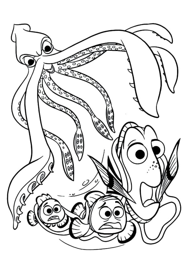 Little Nemo's Adventure Coloring Page