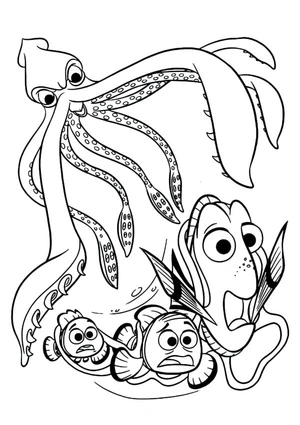 Little Nemo's Adventure Coloring Page