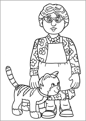 Bella Lasagne and the Cat from Fireman Sam