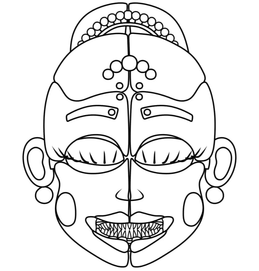 Ballora from Five Nights at Freddy’s Coloring Page