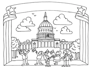 Free Printable Flag Day Coloring Page Coloring Page