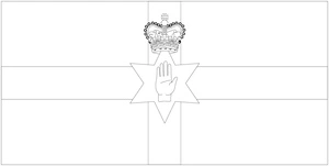 Flag of Northern Ireland Coloring Page