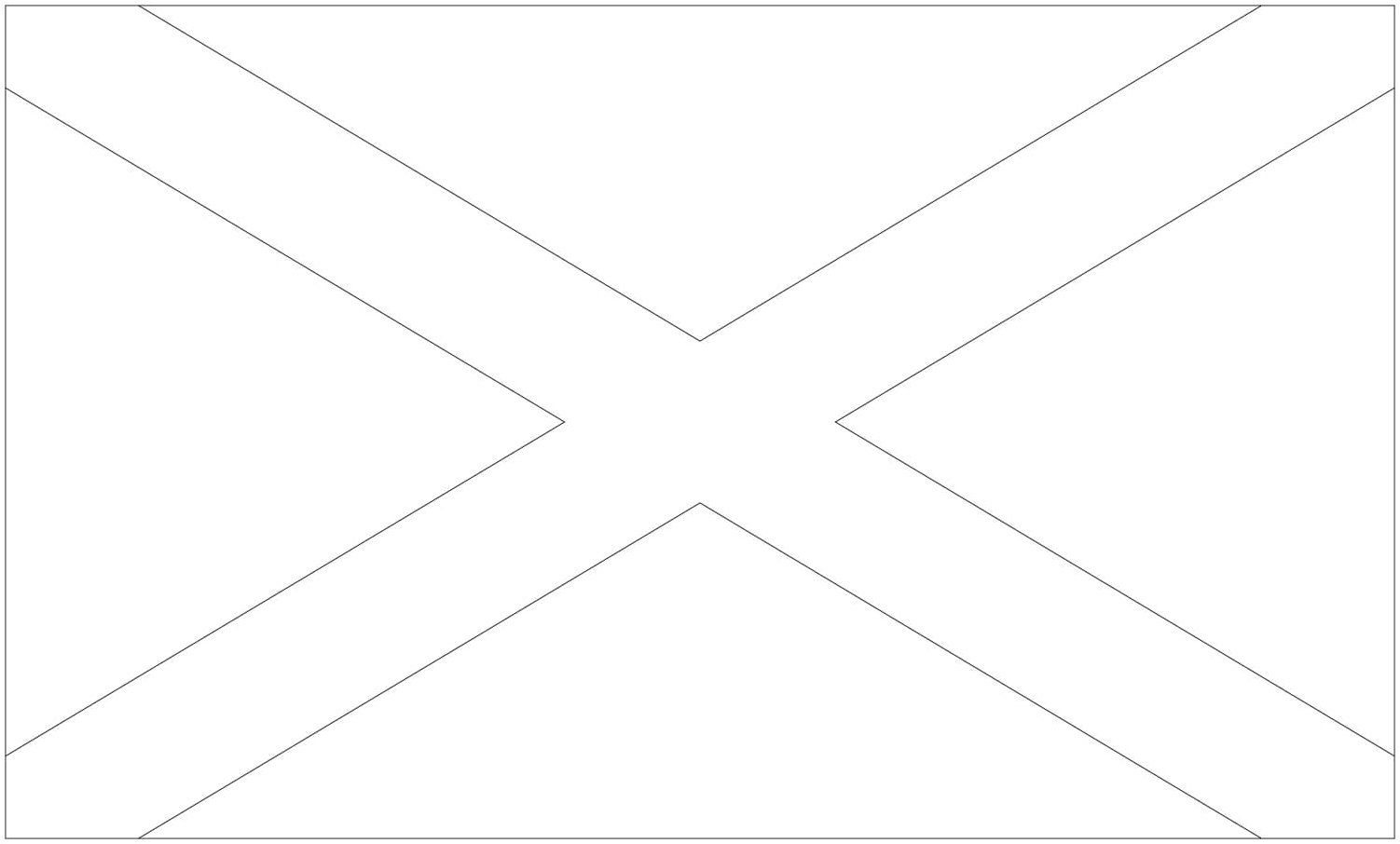St. Patrick's Flag Coloring Page