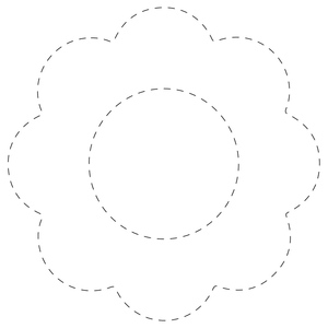 Basic Flower Tracing Activity