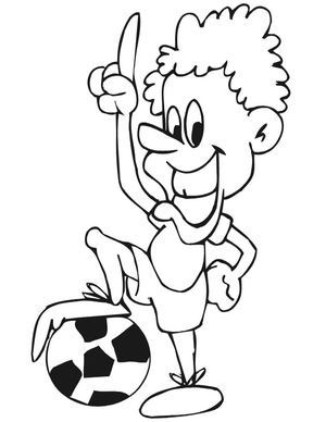 Young and Playful Soccer Athlete