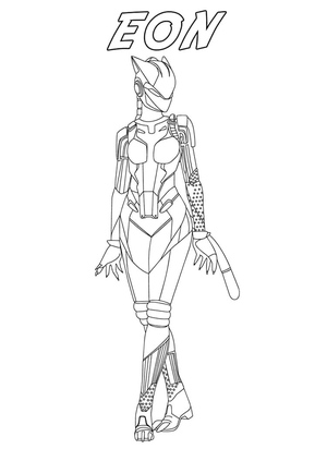 Eon character from Fortnite
