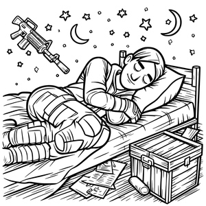 Fortnite Player Sleeping