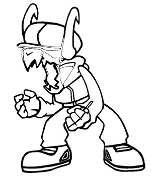 Tabi from Friday Night Funkin
