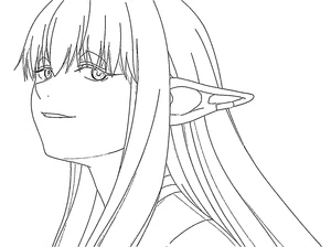 "Frieren Beyond Journey's End Series" Coloring Page