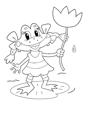 Printable Cute Frog