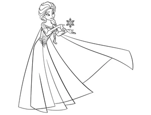 Elsa Coloring Page for Free Download Coloring Page