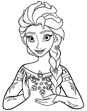 Elsa with a Smile
