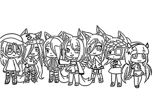 Characters from Gacha Life