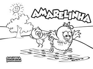 Print "Galinha Pintadinha" Coloring Page
