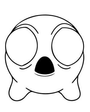 "Banban Garden's Glowing Babies" Coloring Page