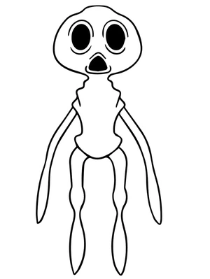Citizen Givanium from the Gardens of Banban Coloring Page