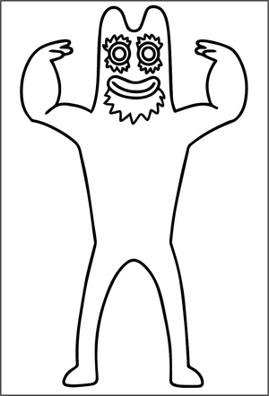 Flumbo in the Garden of Banban Coloring Page