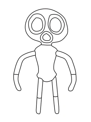 "Garden of Banban: Chapter 7 - Unnamed Residents" Coloring Page