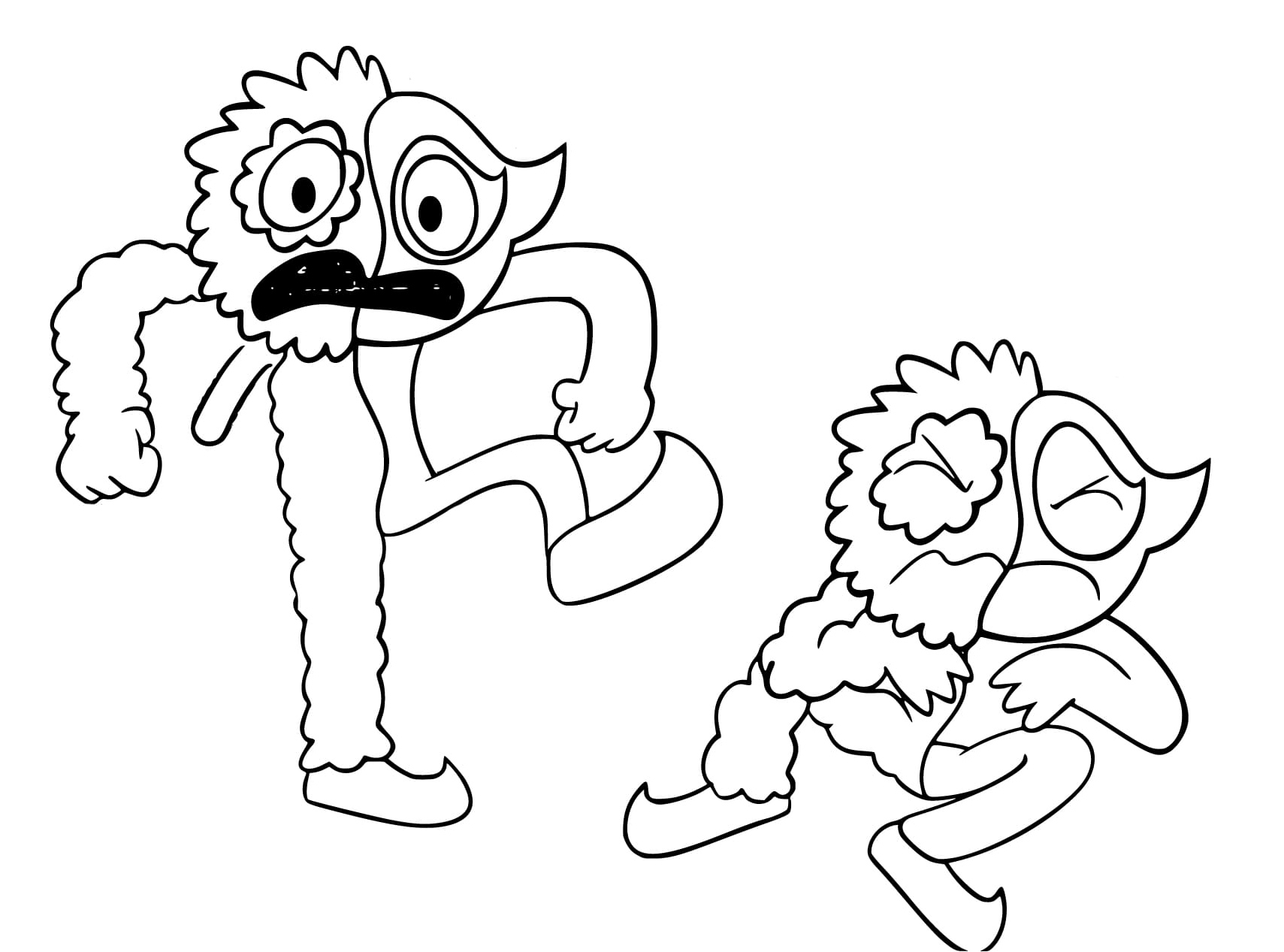 Garden of Banban: The Jester and His Evil Brother 5 Coloring Page