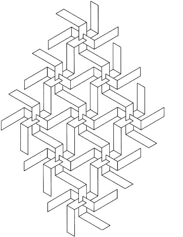 Geometric Designs Coloring Page