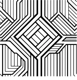 Geometric Picture Coloring Page