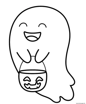 Adorable Specter Coloring Page