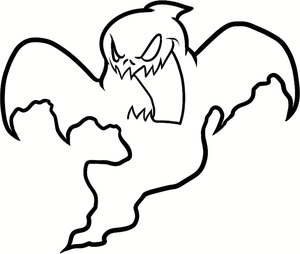 Spooky Ghost Cartoon