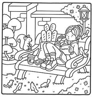 Free Printable Girls' Moments