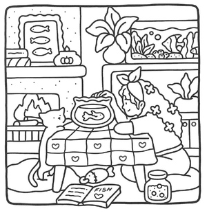 Printable Image of Girls' Moments
