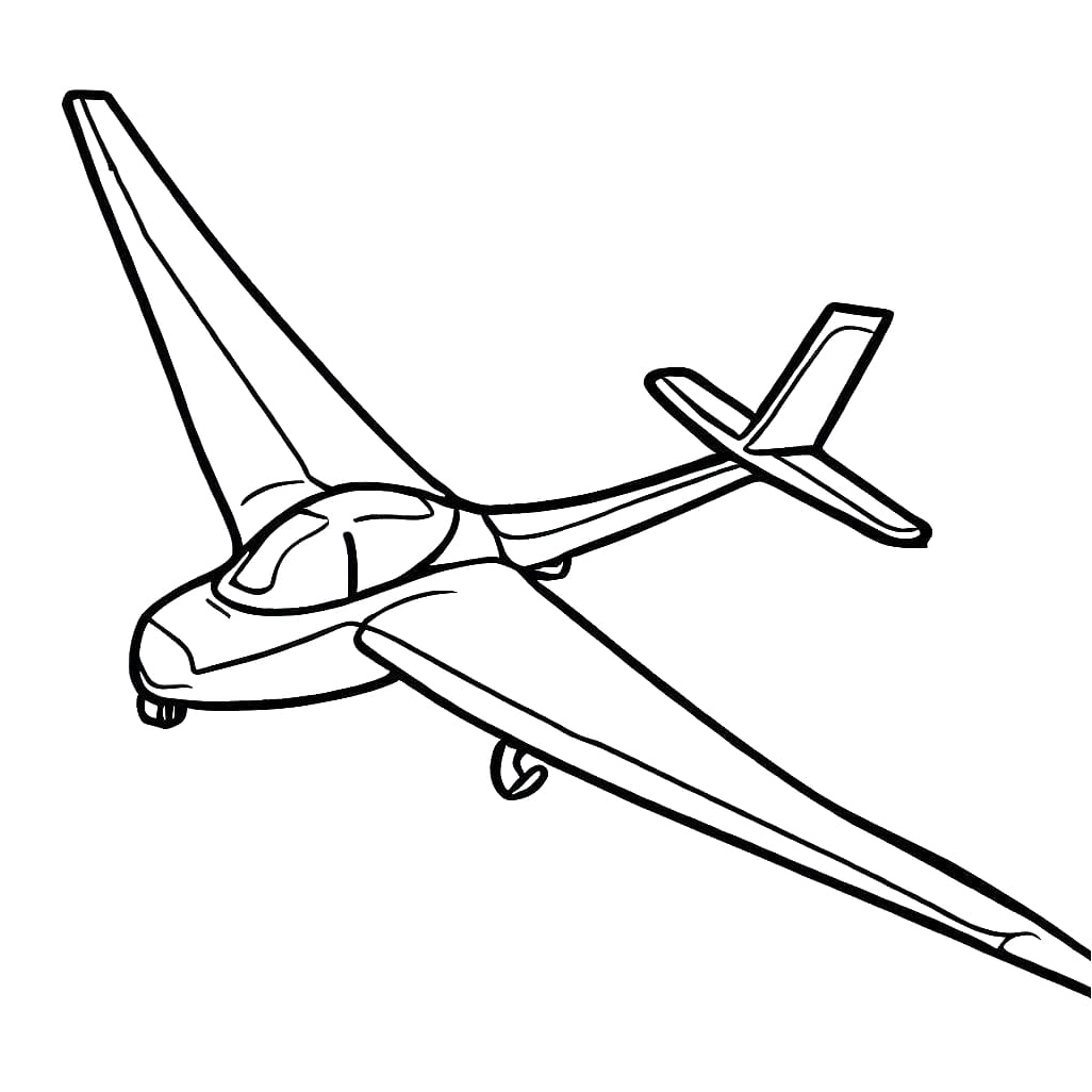 A Soaring Bird Coloring Page