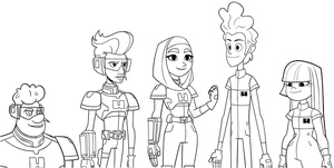 Glitch Techs characters