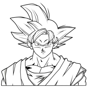 Dragonball Z Character Coloring Page