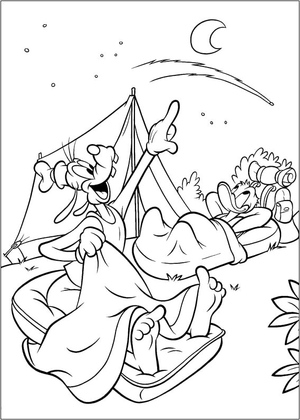 Goofy and Friends Camping