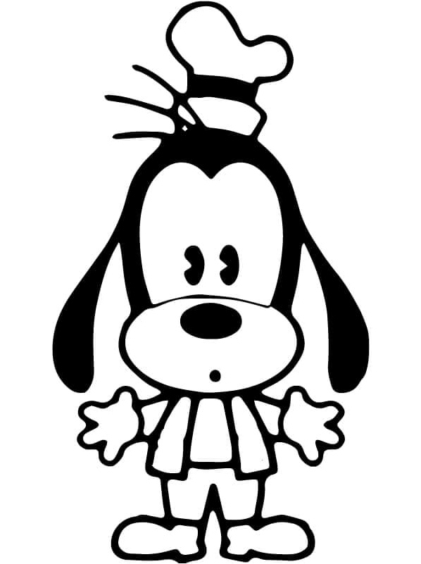 Goofy Cuties Coloring Page