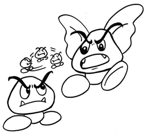 Printable Goomba