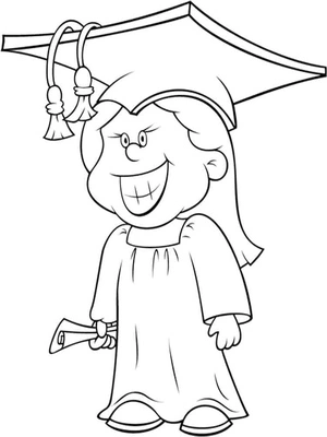 Print "Graduate Celebration" Coloring Page