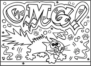 Constantly, writers enhance the artistic aspect of their craft. Coloring Page