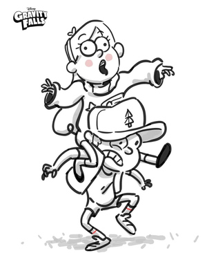 Dippy and Mabel's Silly Adventure