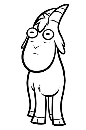 Gompers from Gravity Falls Coloring Page
