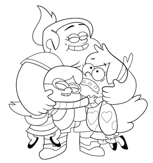 Mabel, Grenda, and Candy Chiu
