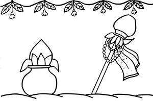 Gudi Padwa Coloring Page Coloring Page