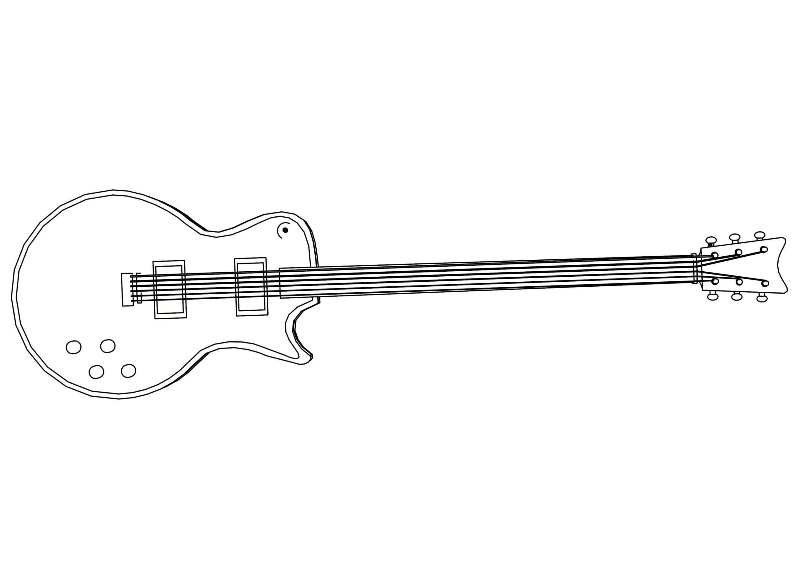 Music Strings Coloring Page