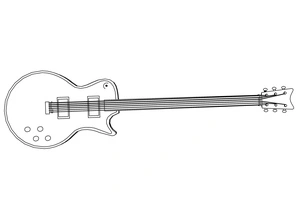 Music Strings Coloring Page
