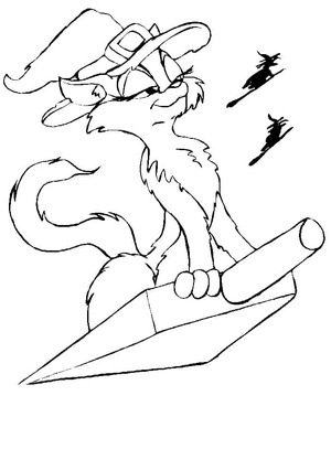 Witch Cat Halloween