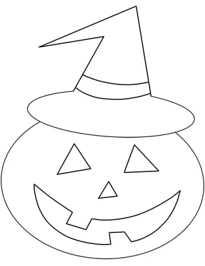 Convenient Halloween Pumpkin - Please do not name it as Simple Jack-o'-lantern. Coloring Page
