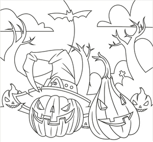 Two Spooky Pumpkins