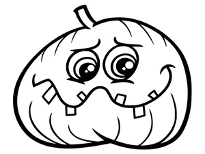 Unhappy Jack-O'-Lantern
