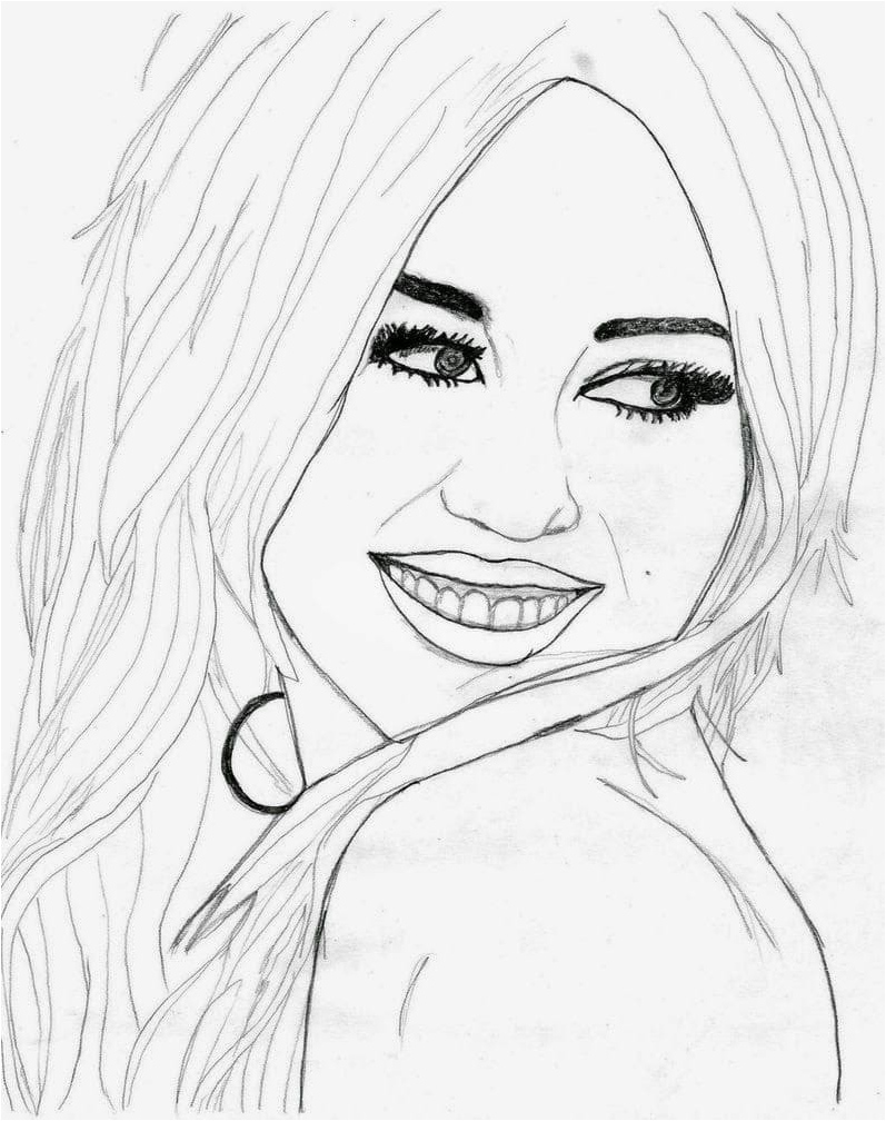 Joyful Hannah Montana Coloring Page