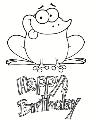 Celebration Frog Birthday